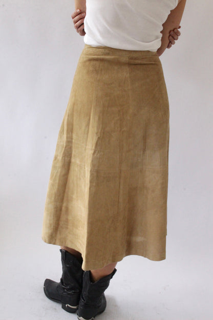 Vintage Calvin Klein Sport Suede Skirt