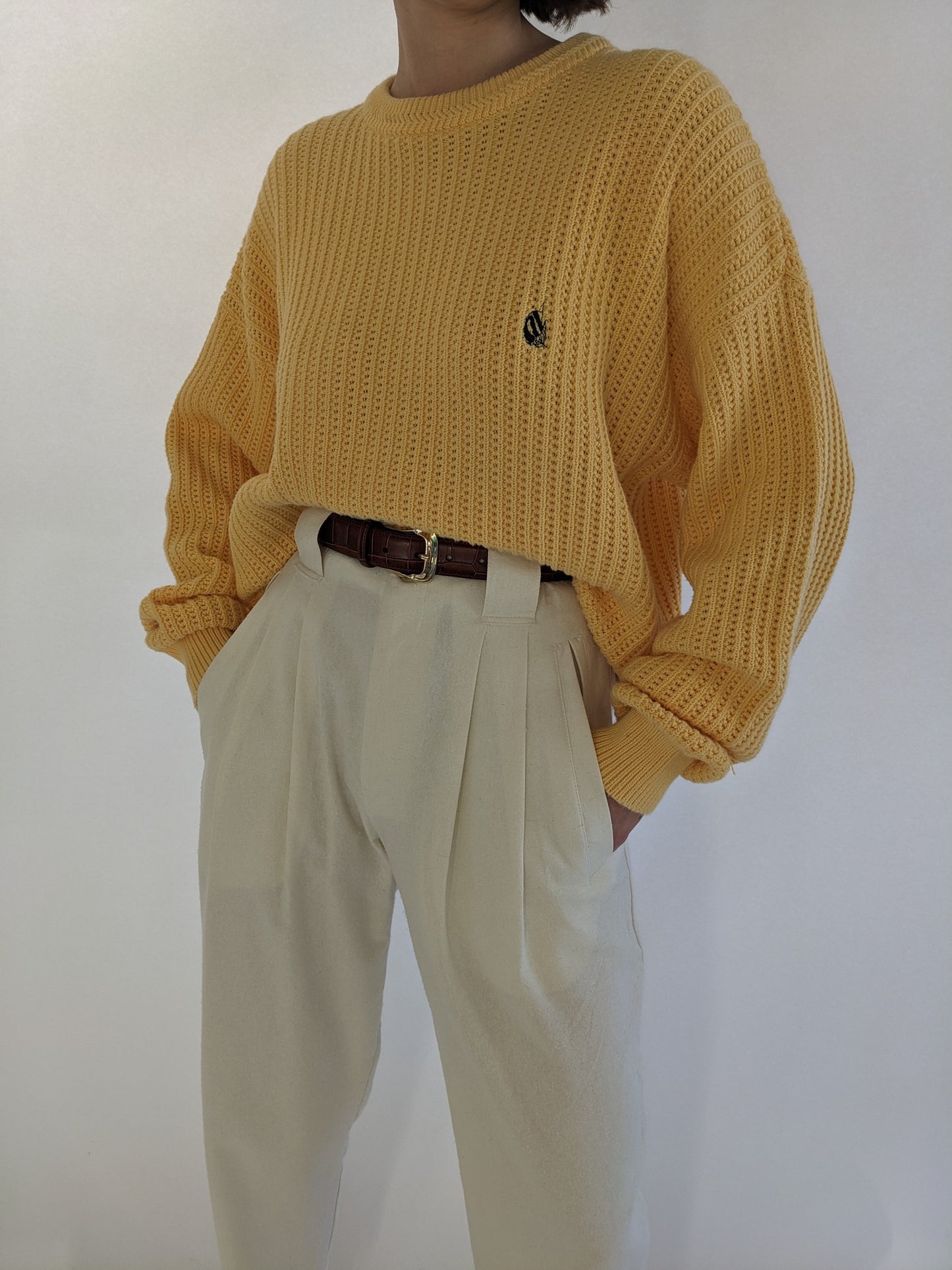 90s Nautica Ribbed Sweater