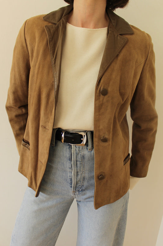 Favorite Vintage Two-Toned Suede Blazer