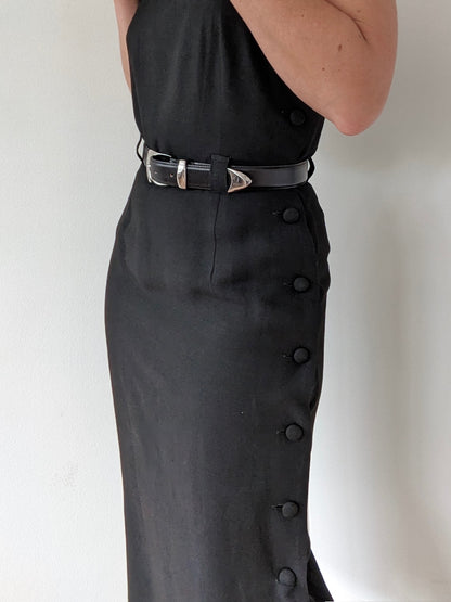 Beautiful Vintage Caviar Linen Dress