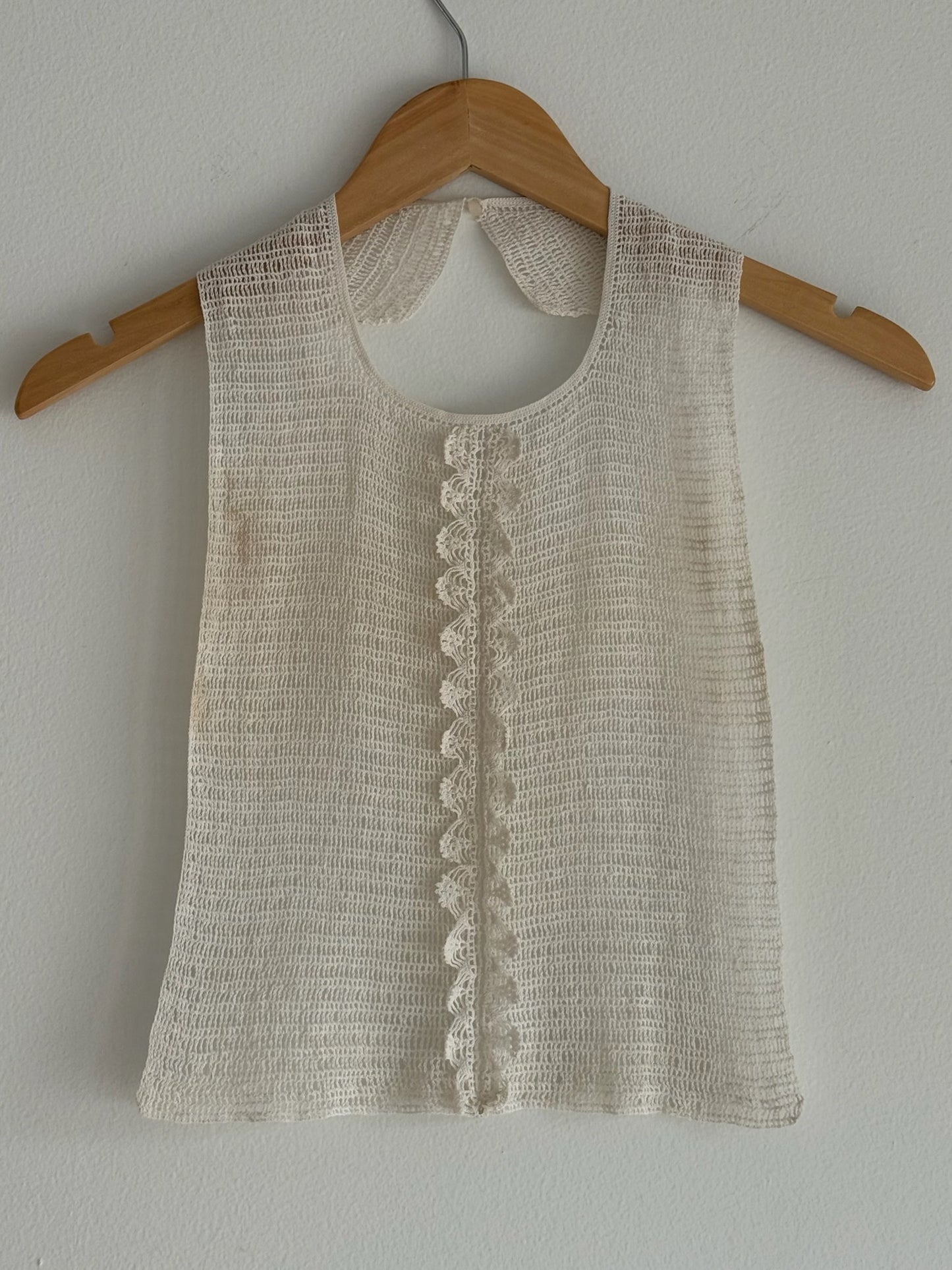 Antique Hand-Crocheted Bib Collar