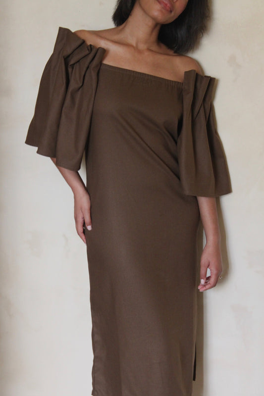 Talu Silk Canvas Dress