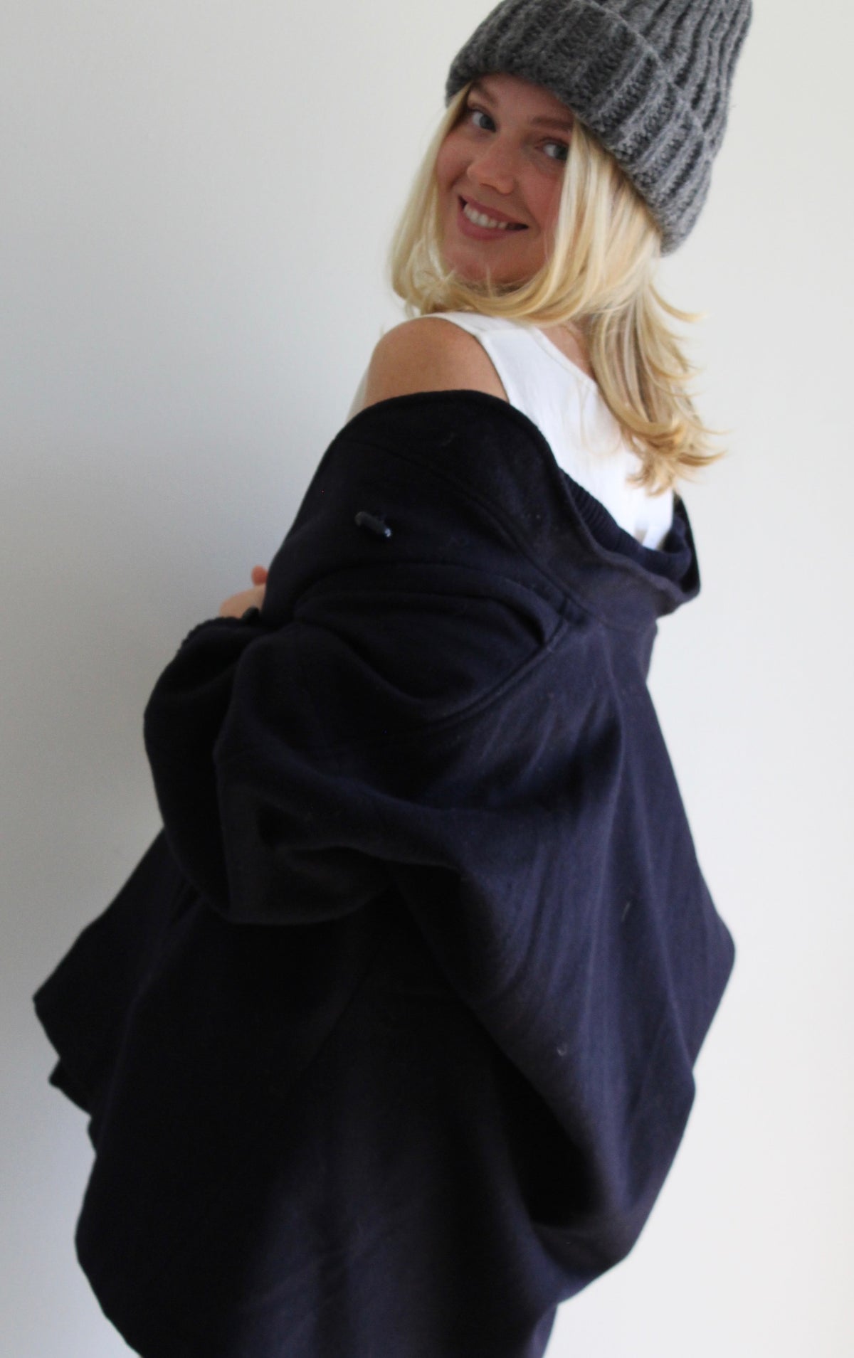 Vintage Midnight Wool Coat
