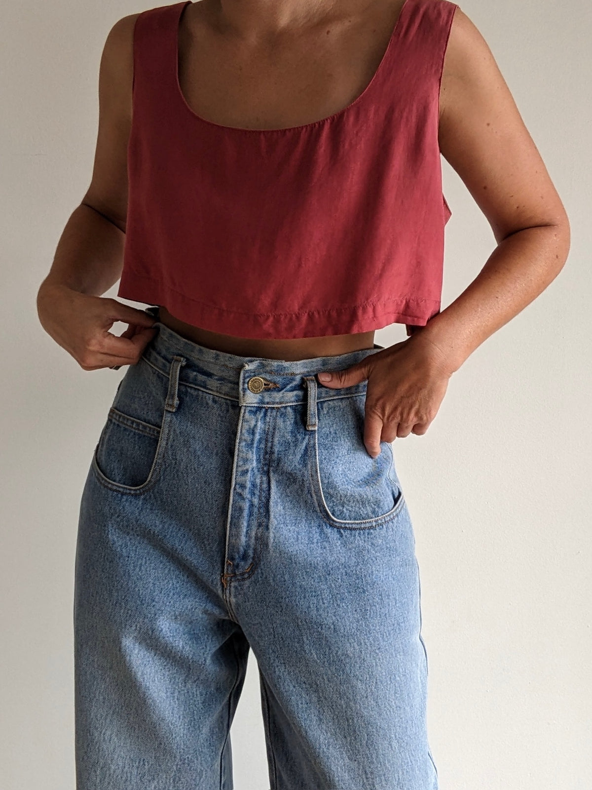 Vintage Victoria's Secret Rose Silk Tank