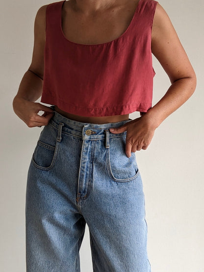 Vintage Victoria's Secret Rose Silk Tank