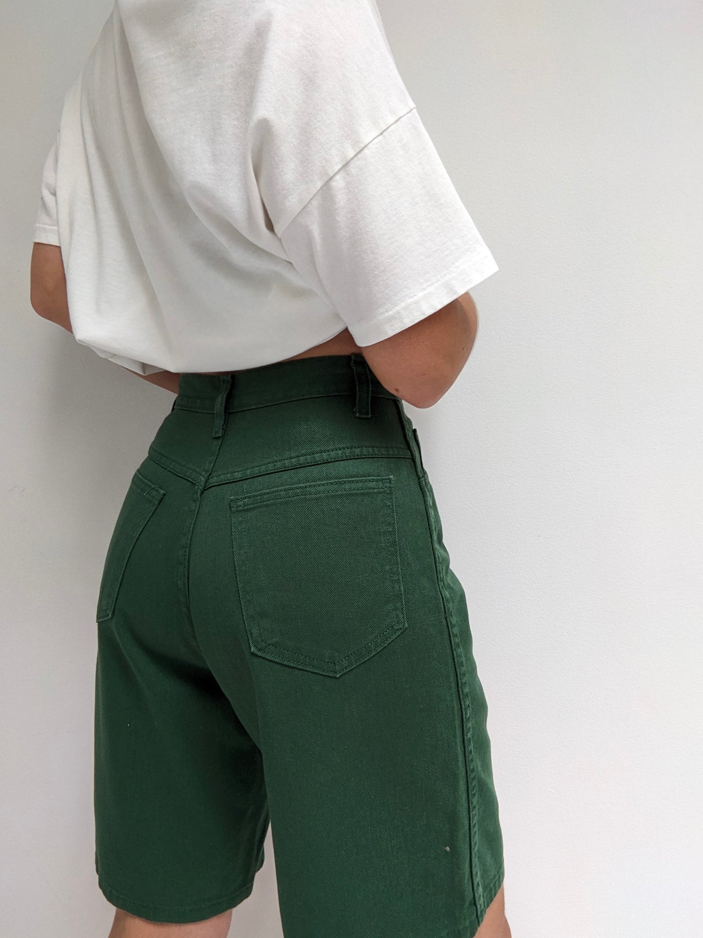 Vintage Pine Denim Shorts