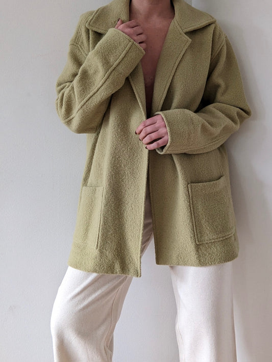 Vintage Avocado Wool Jacket