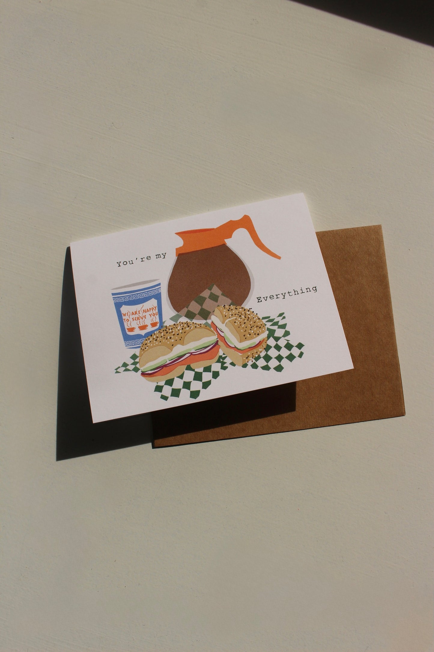 You're My Everything NYC Bagel Card