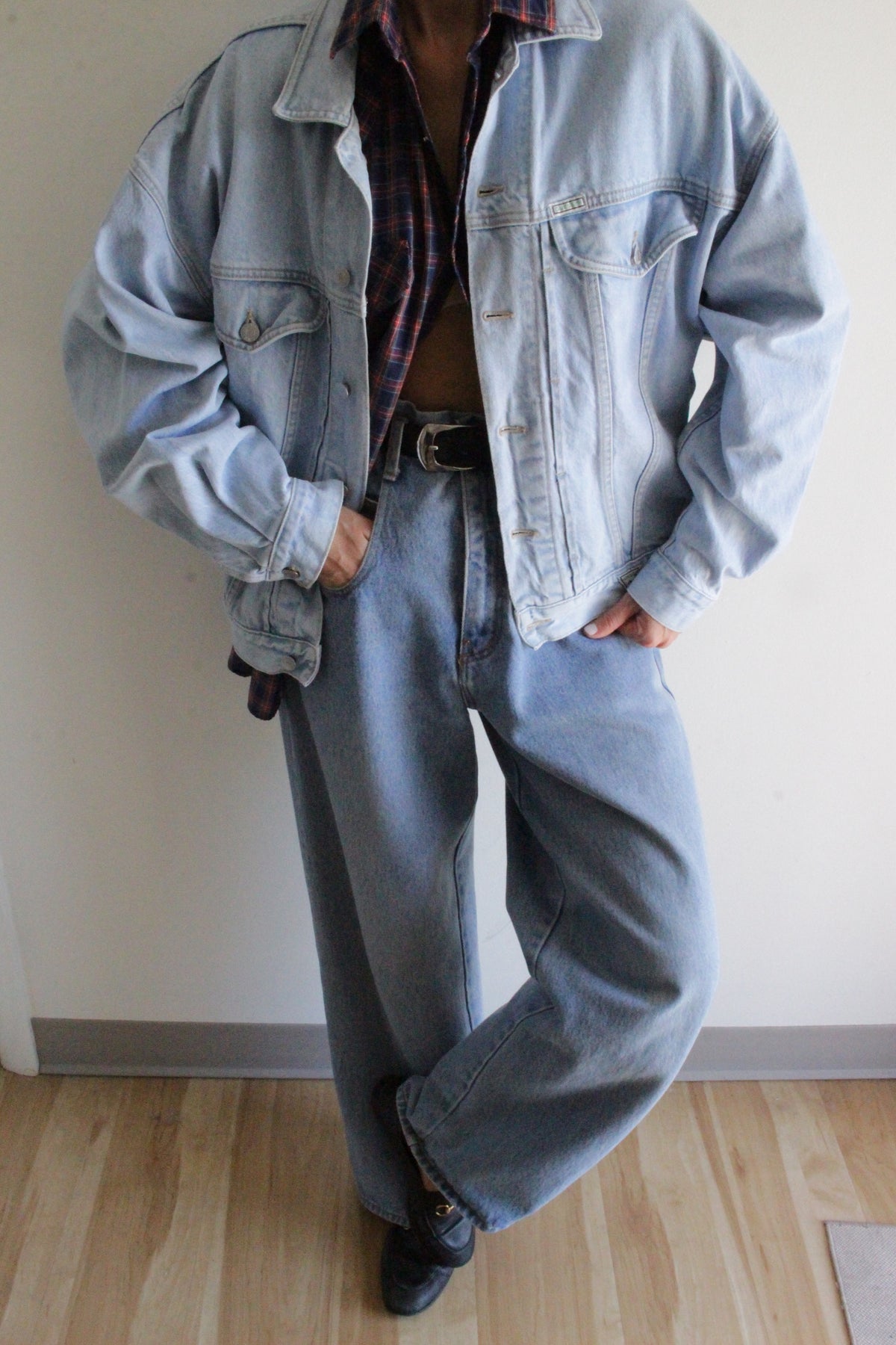 Favorite Vintage Guess Light Wash Denim Jacket