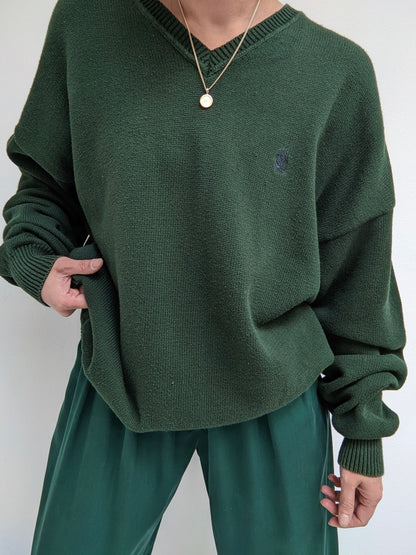 90s Nautica Evergreen Sweater