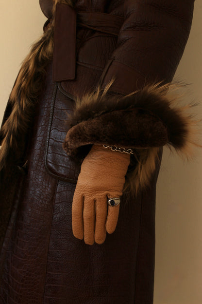 Amazing Vintage Sterling Silver & Blue Stone Ring