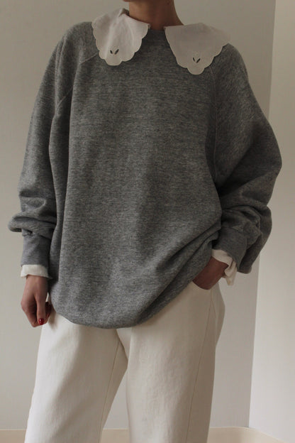 Reworked Vintage Collared Crewneck