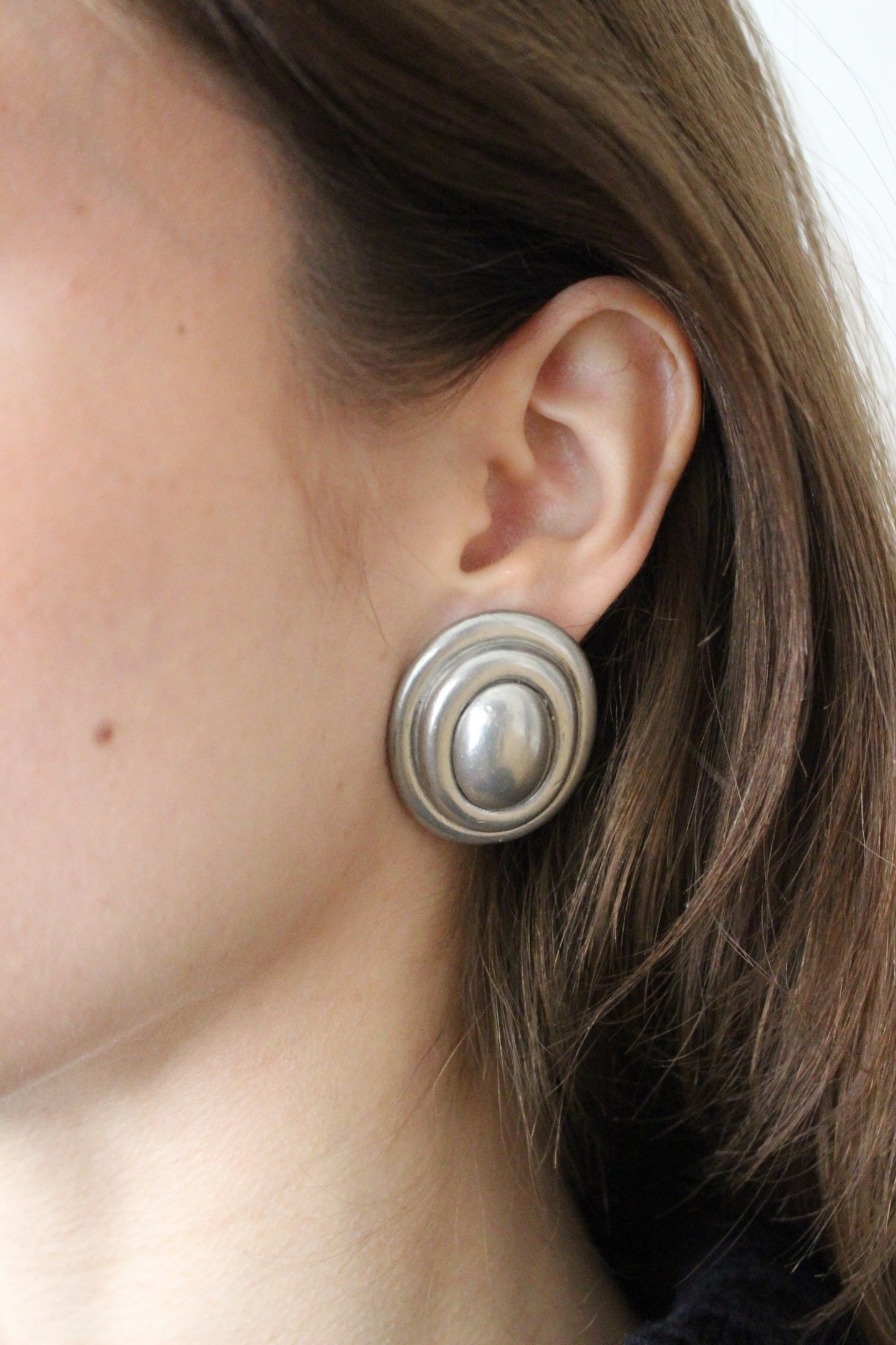 Vintage Ben-Amun Framed Oval Earrings