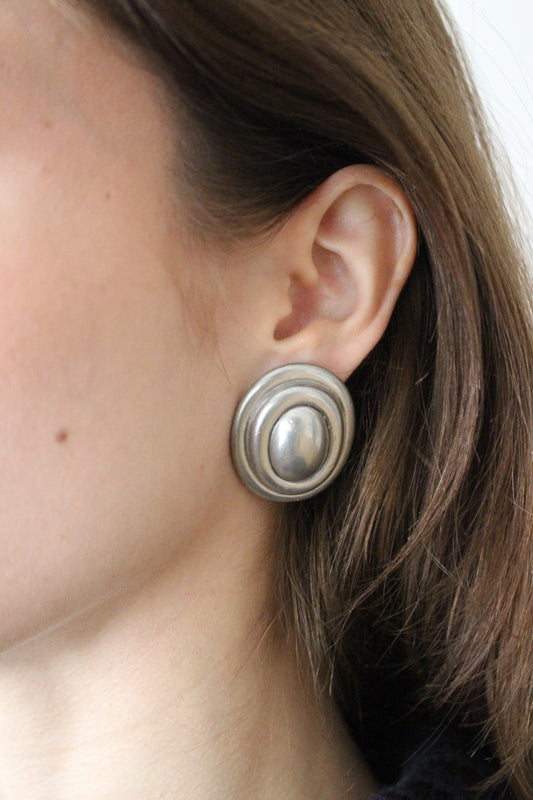 Vintage Ben-Amun Framed Oval Earrings