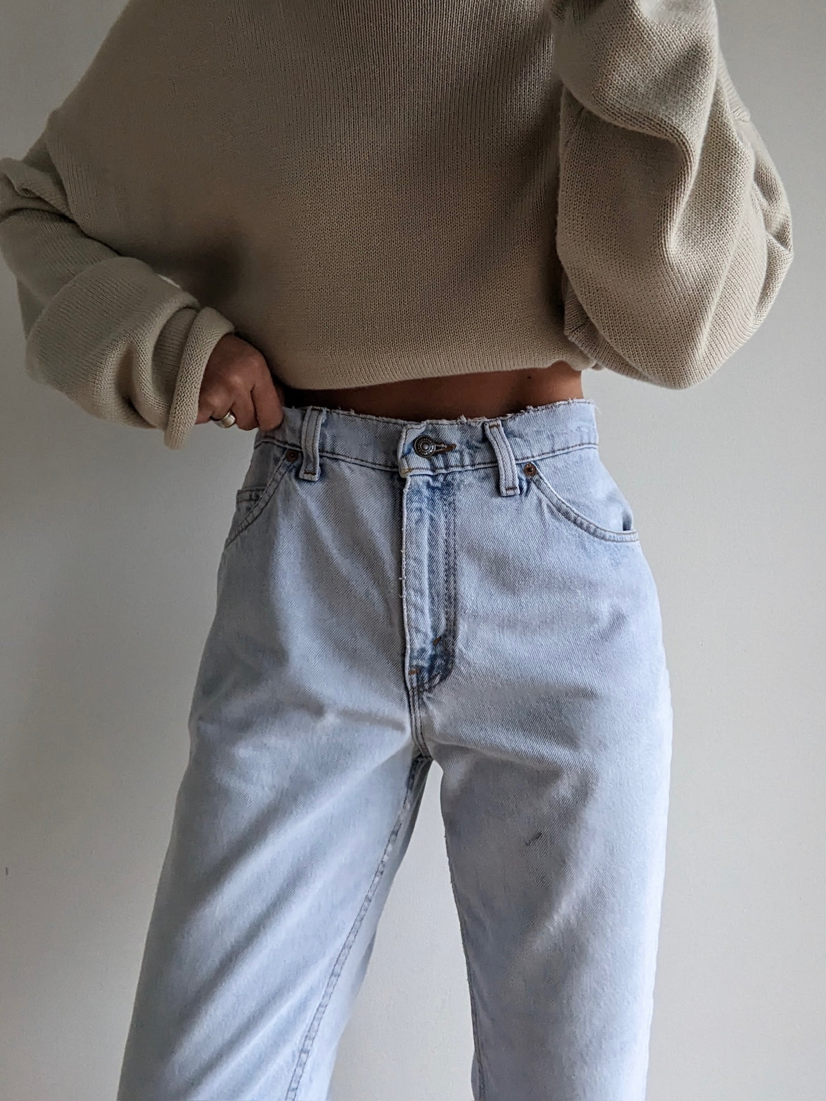 Vintage Levi's 951 Orange Tab Jeans