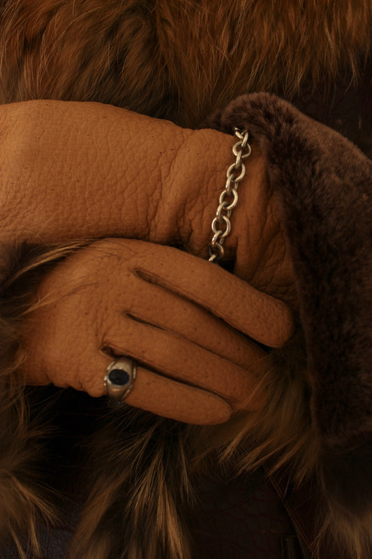 Vintage Sterling Silver Chain Link Bracelet