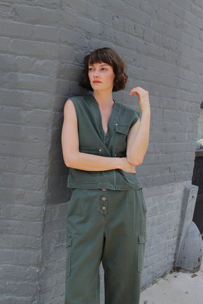 Incredible Vintage Safari Vest & Cargo Pant Set