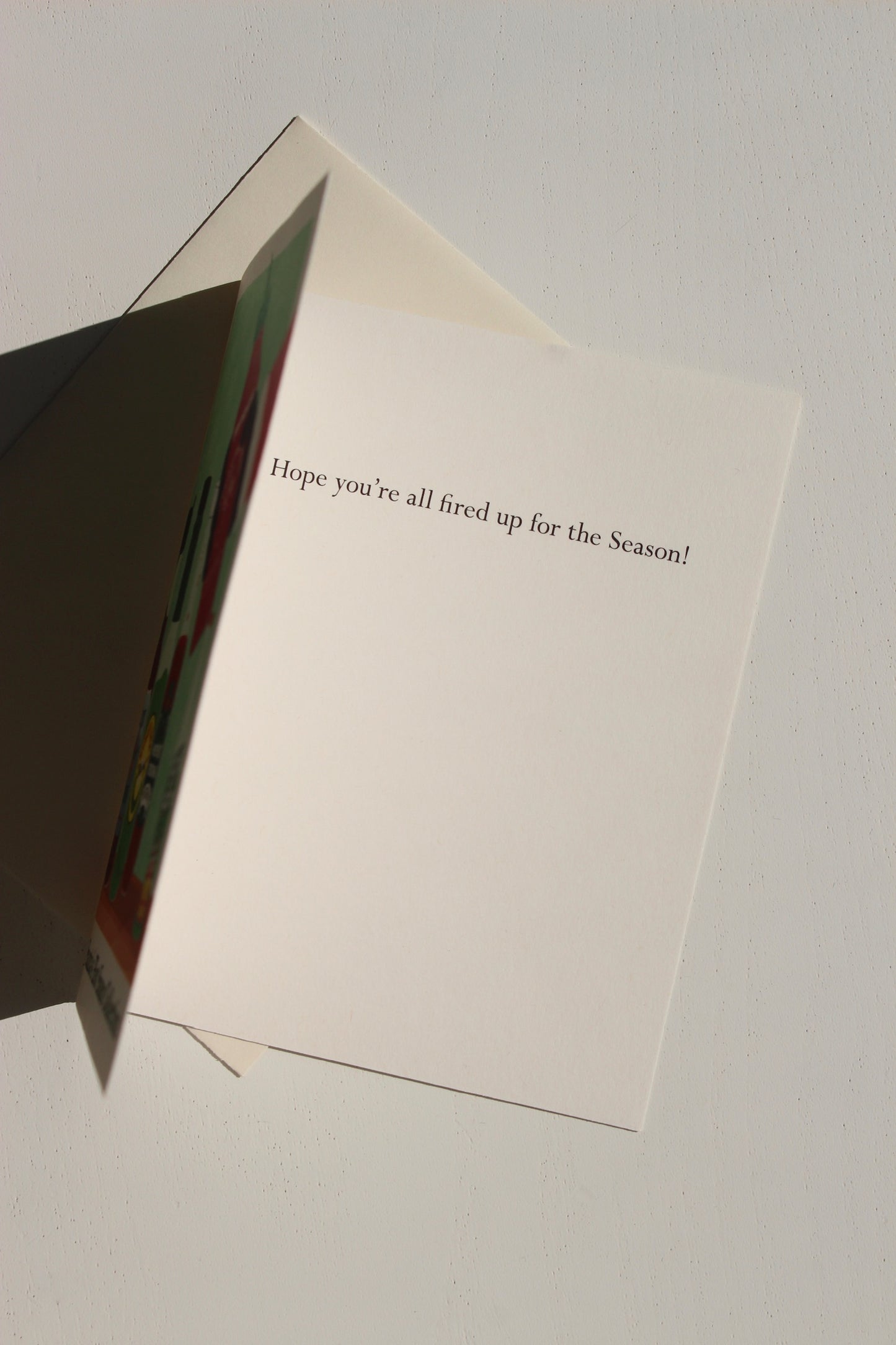 Santa's Hot Sauce Collection Card