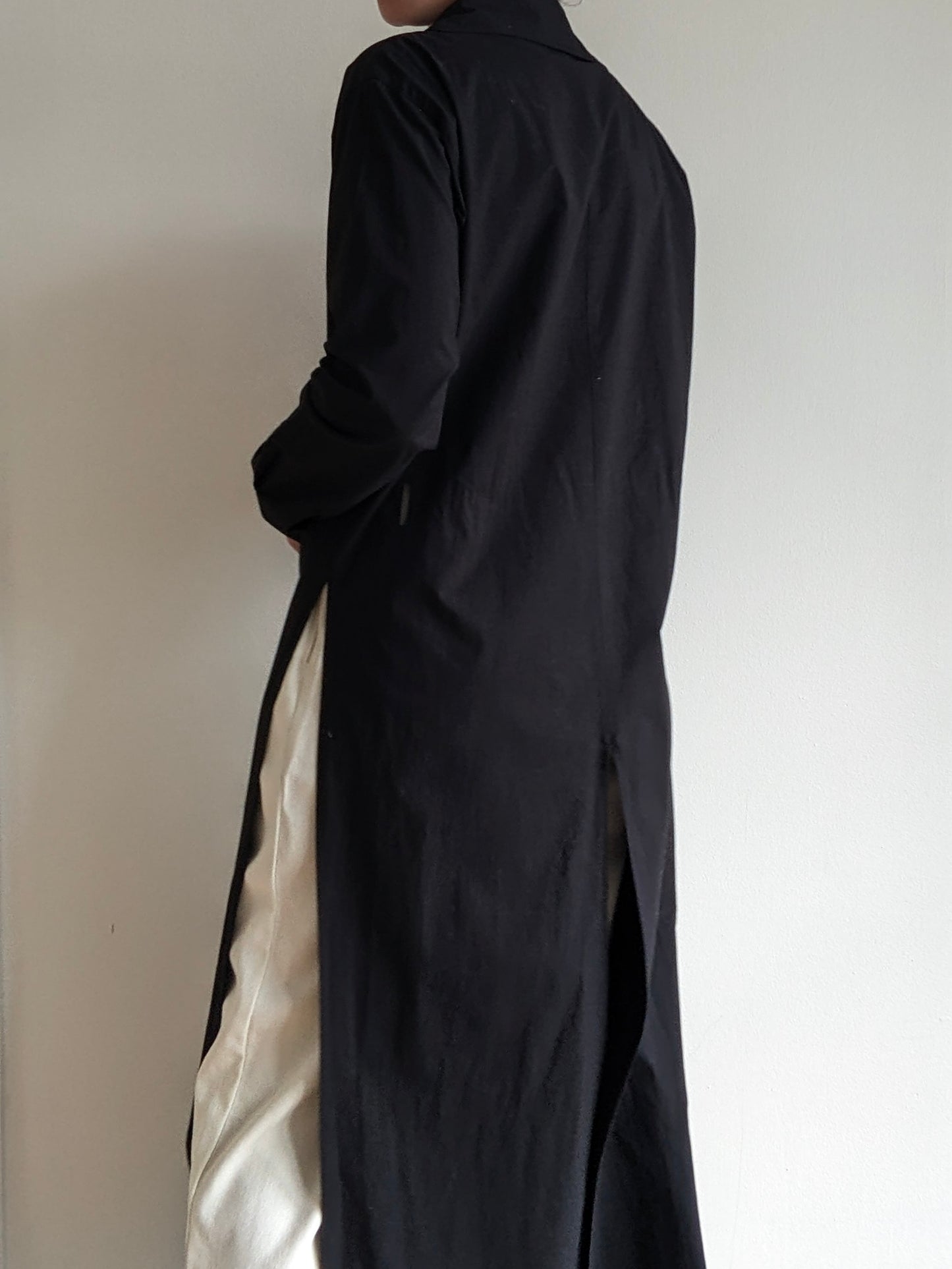 Incredible 90s Issey Miyake Belted Cotton Duster