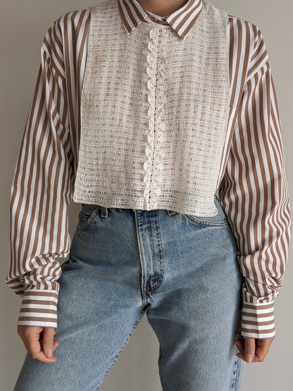 Antique Hand-Crocheted Bib Collar