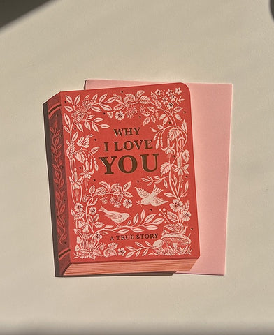 Botanica Paper Co. Why I Love You Greeting Card