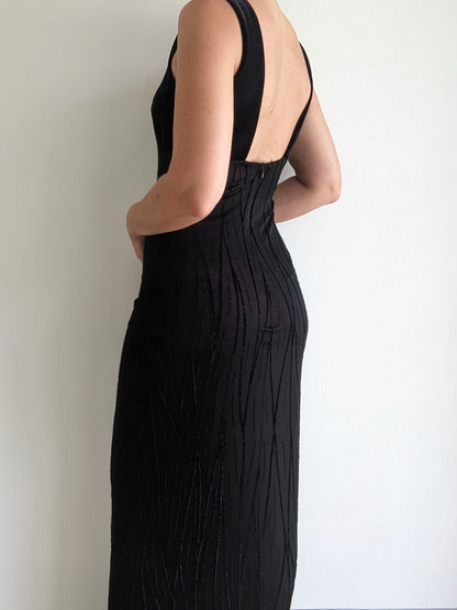 Beautiful 90s Shelli Segal Evening Dress