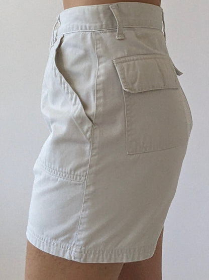 90s Khaki Cotton Shorts