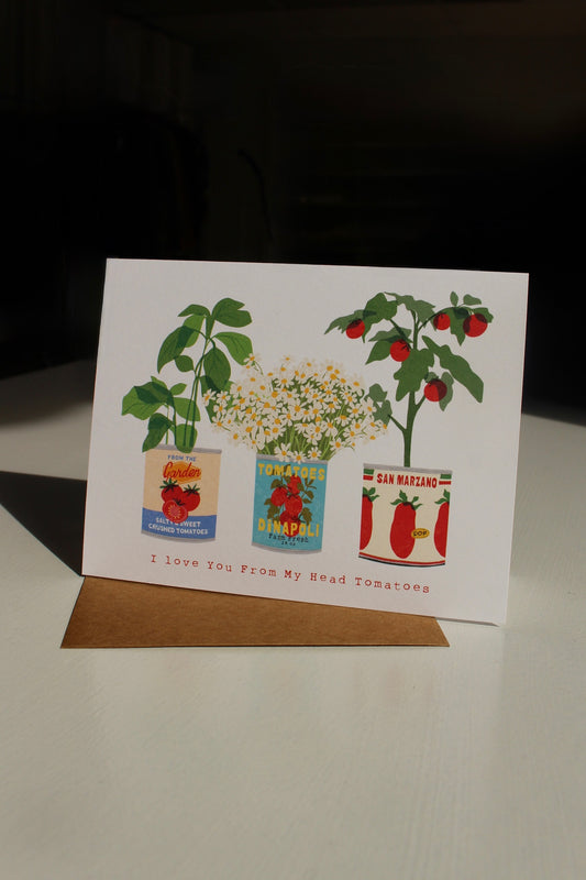 Tomato Plant Love Card