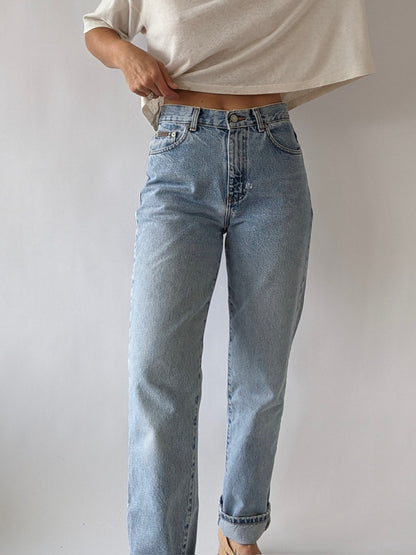 90s Calvin Klein Faded Blue Denim