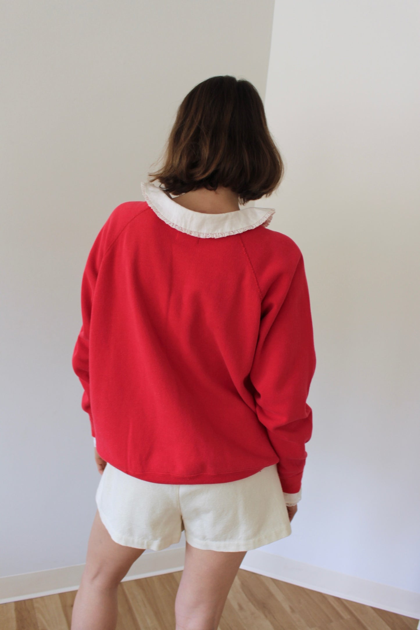 Reworked Vintage Collared Crewneck