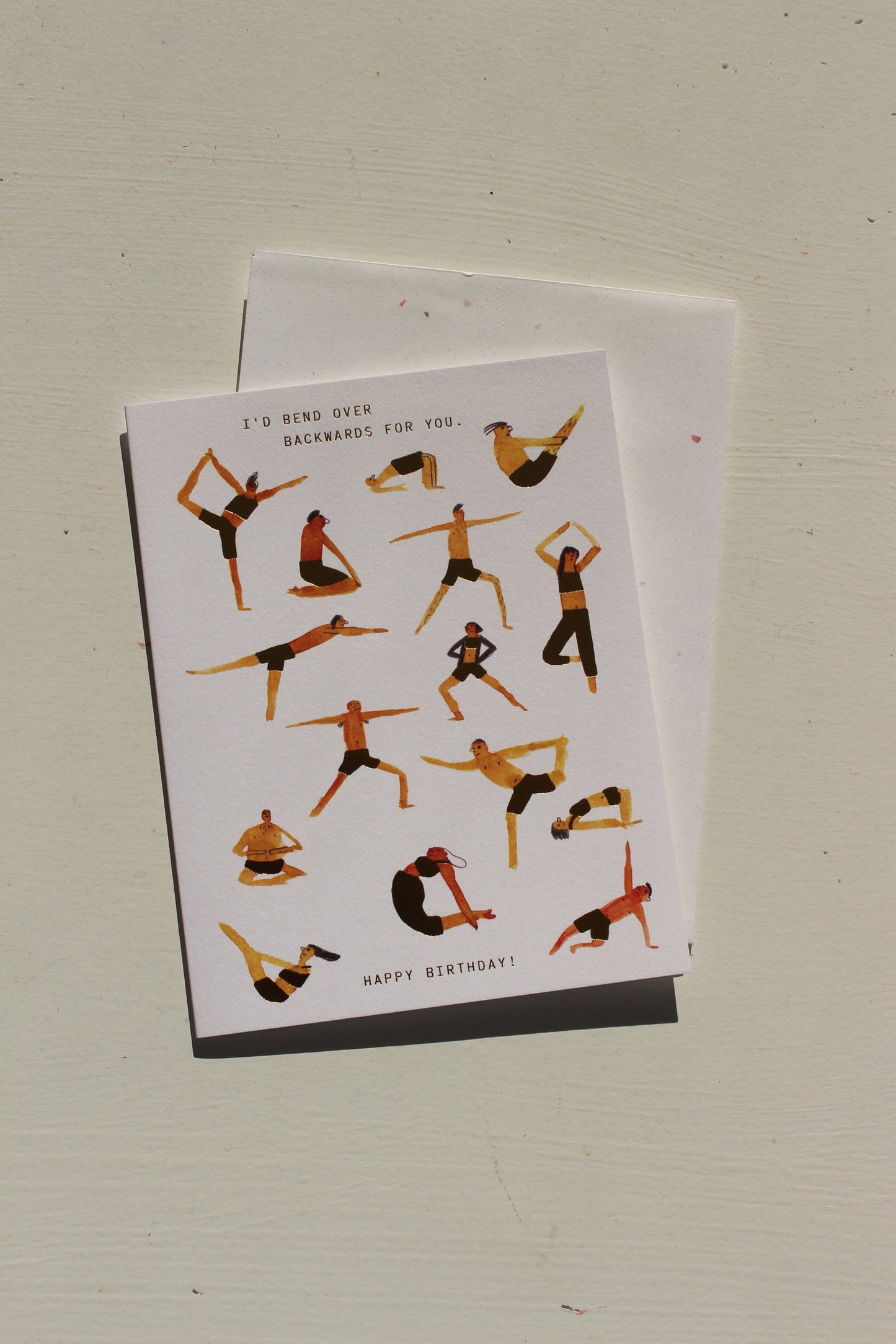 I'd Bend Over Backwards Birthday Card