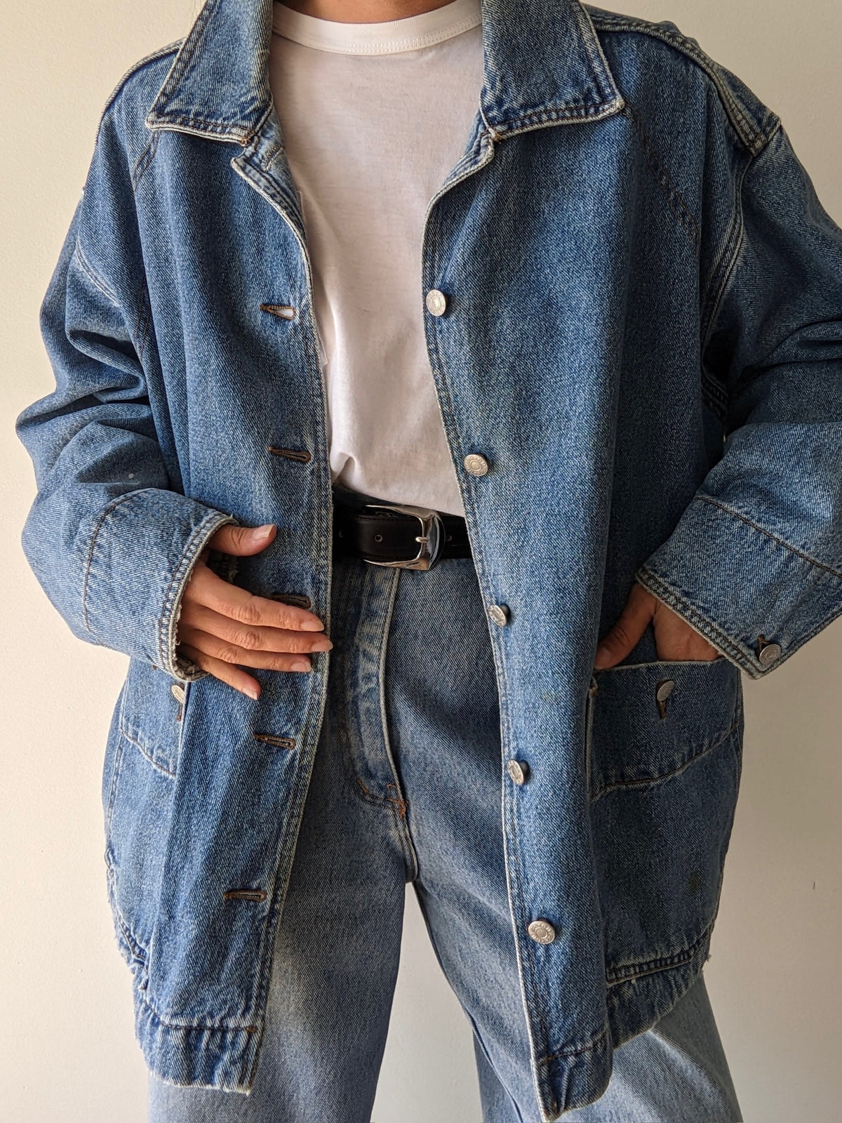Vintage Guess Denim Chore Coat