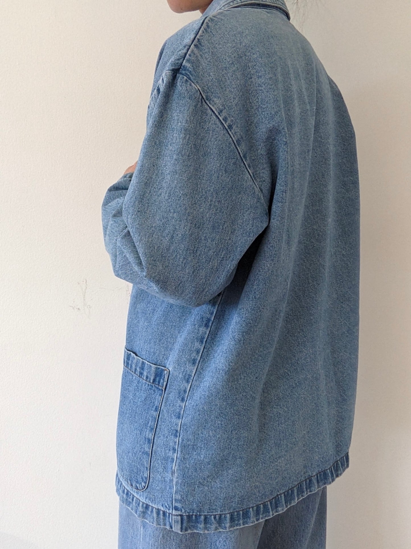 Vintage Denim Chore Coat