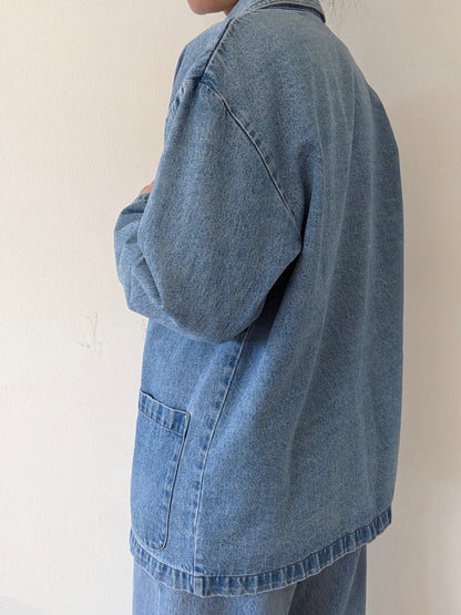 Vintage Denim Chore Coat