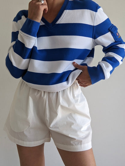 90s Ralph Lauren Ocean Striped Pullover