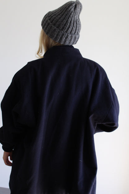 Vintage Midnight Wool Coat