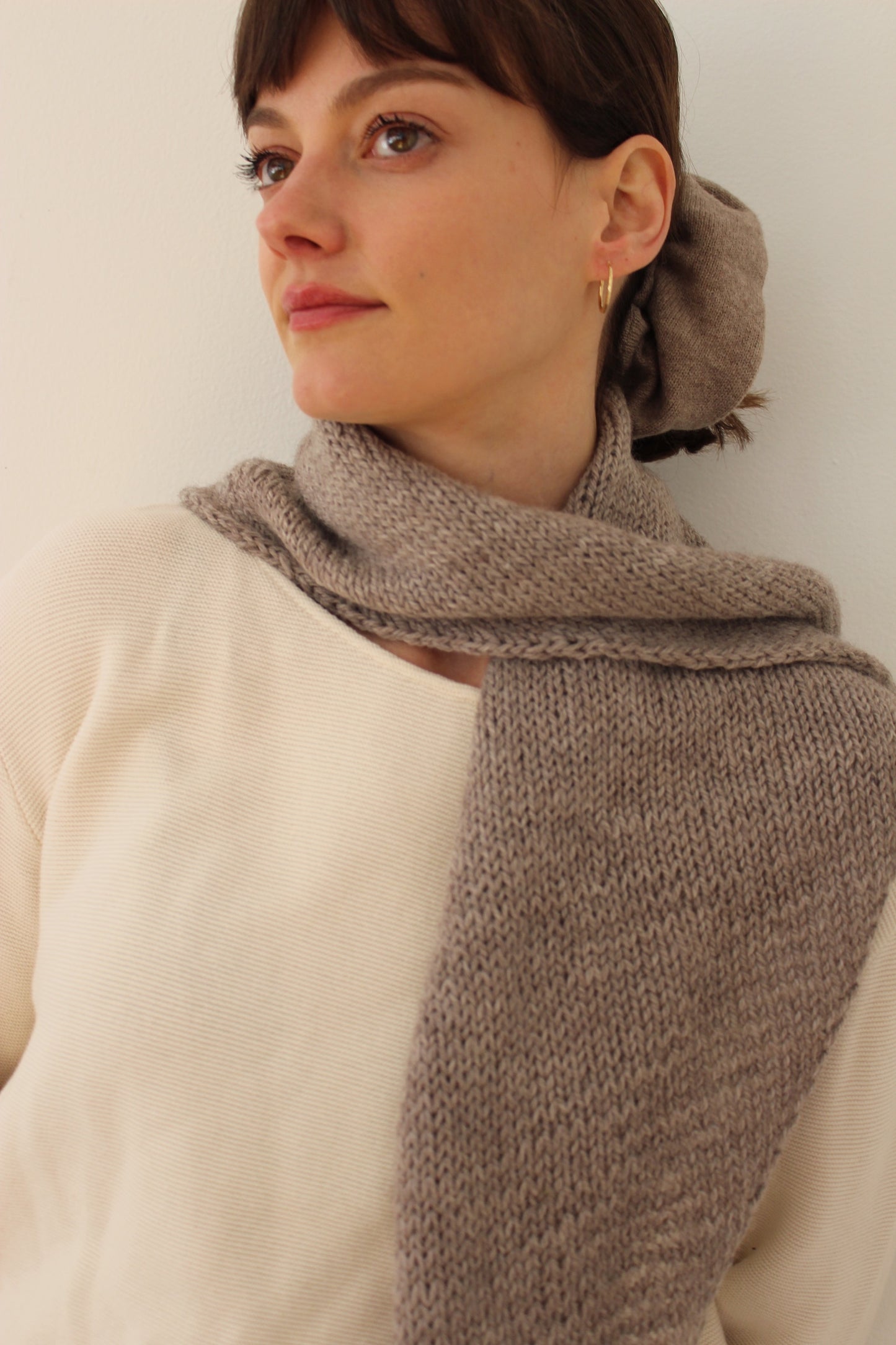 Classic Vintage 14K Gold Hoop Earrings