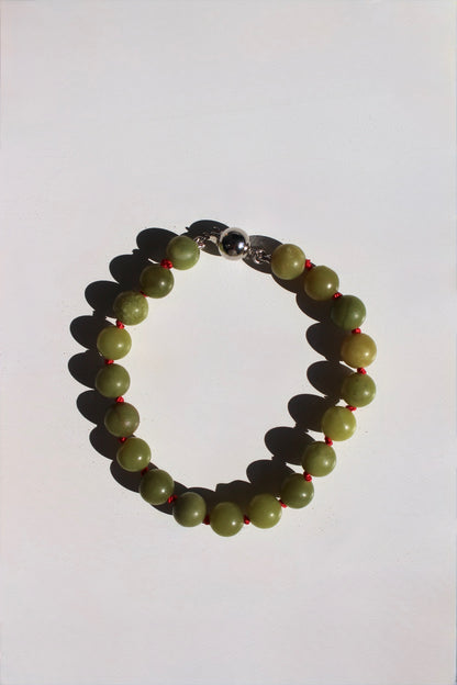 Knotted Gemstone Bracelet