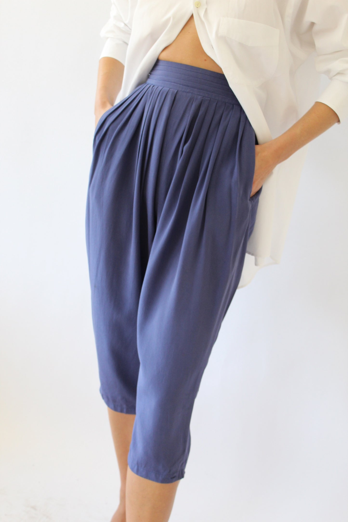 Favorite Vintage Calvin Klein Iris Silk Capri