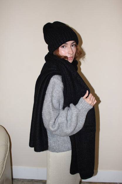 Frankie Knitted Suri Alpaca Hat