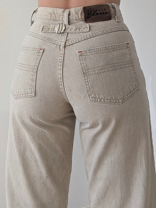 90s Sand Wide Leg Denim