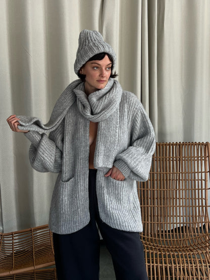 Dylan Knitted Alpaca Coat