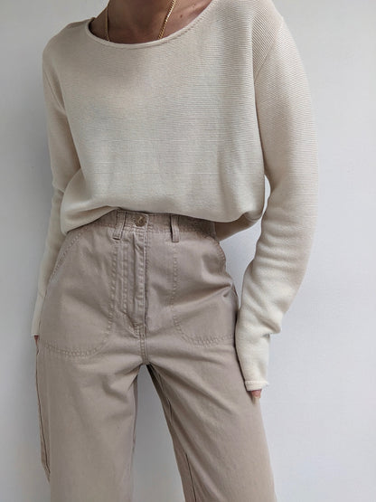 90s Khaki Cotton Pants