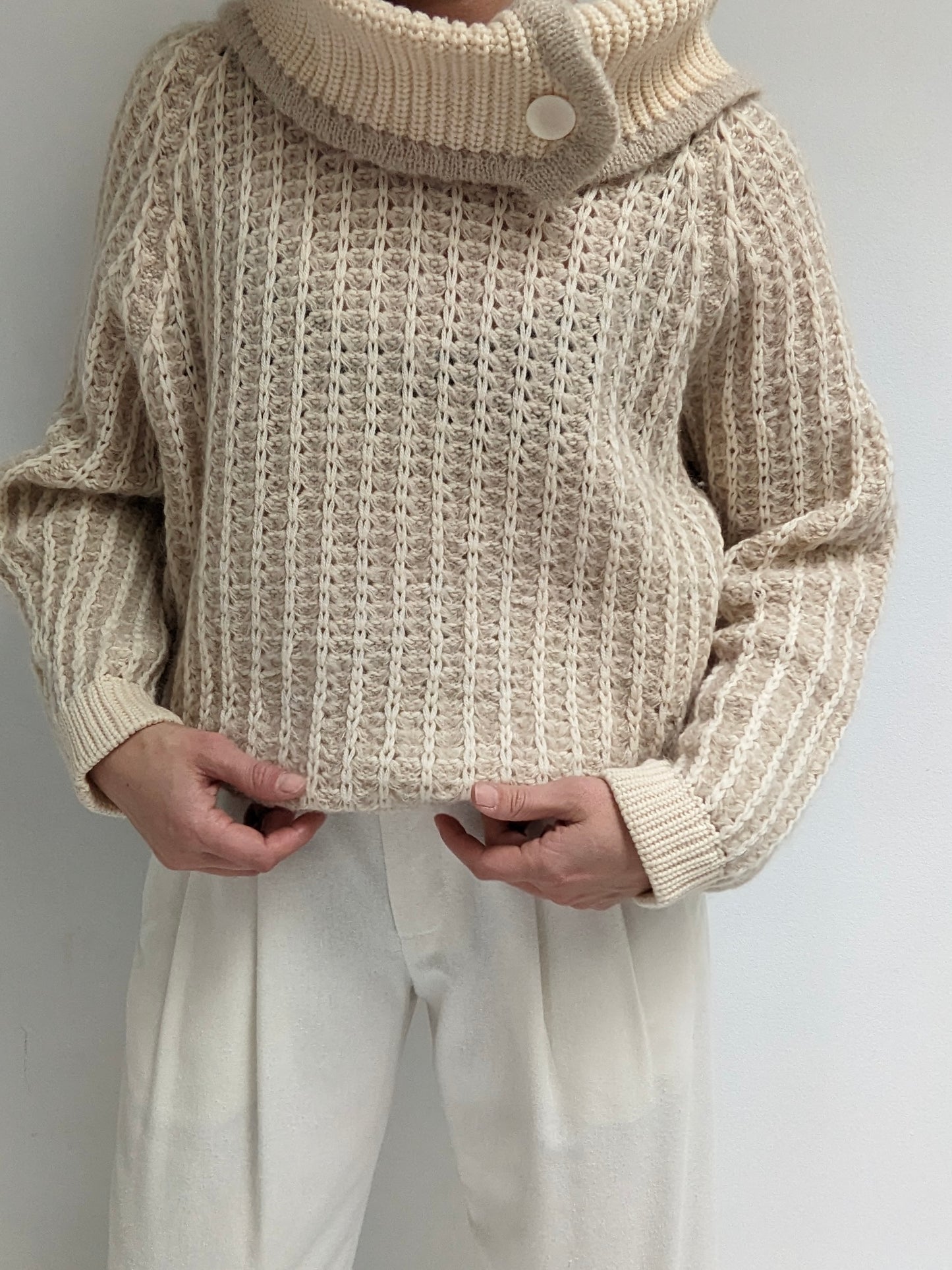 Wonderful & Rare Vintage Chunky Knit Mohair Sweater