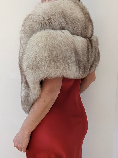 Luxury Vintage Plush Fur Shawl