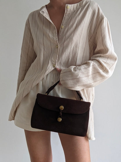 Vintage Bienen Davis Cocoa Handbag