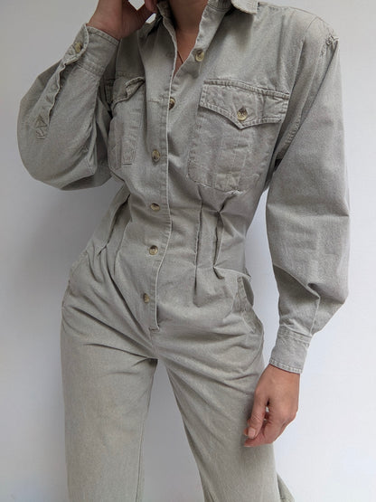 Vintage Banana Republic Faded Canvas Jumpsuit