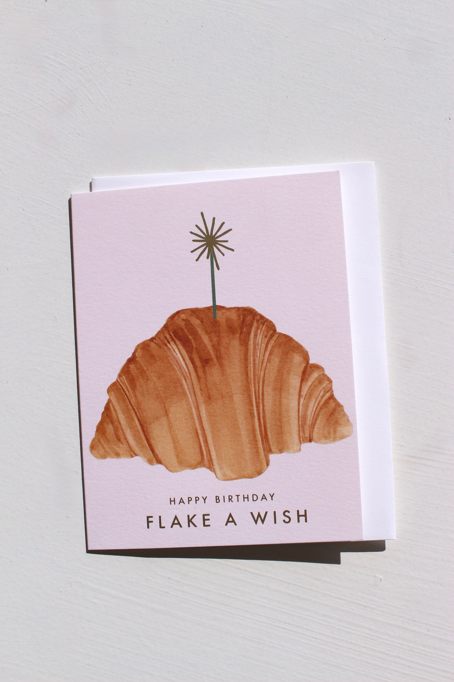 Flake A Wish Birthday Card