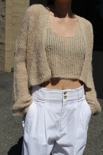 Super Crop Cora Cardigan