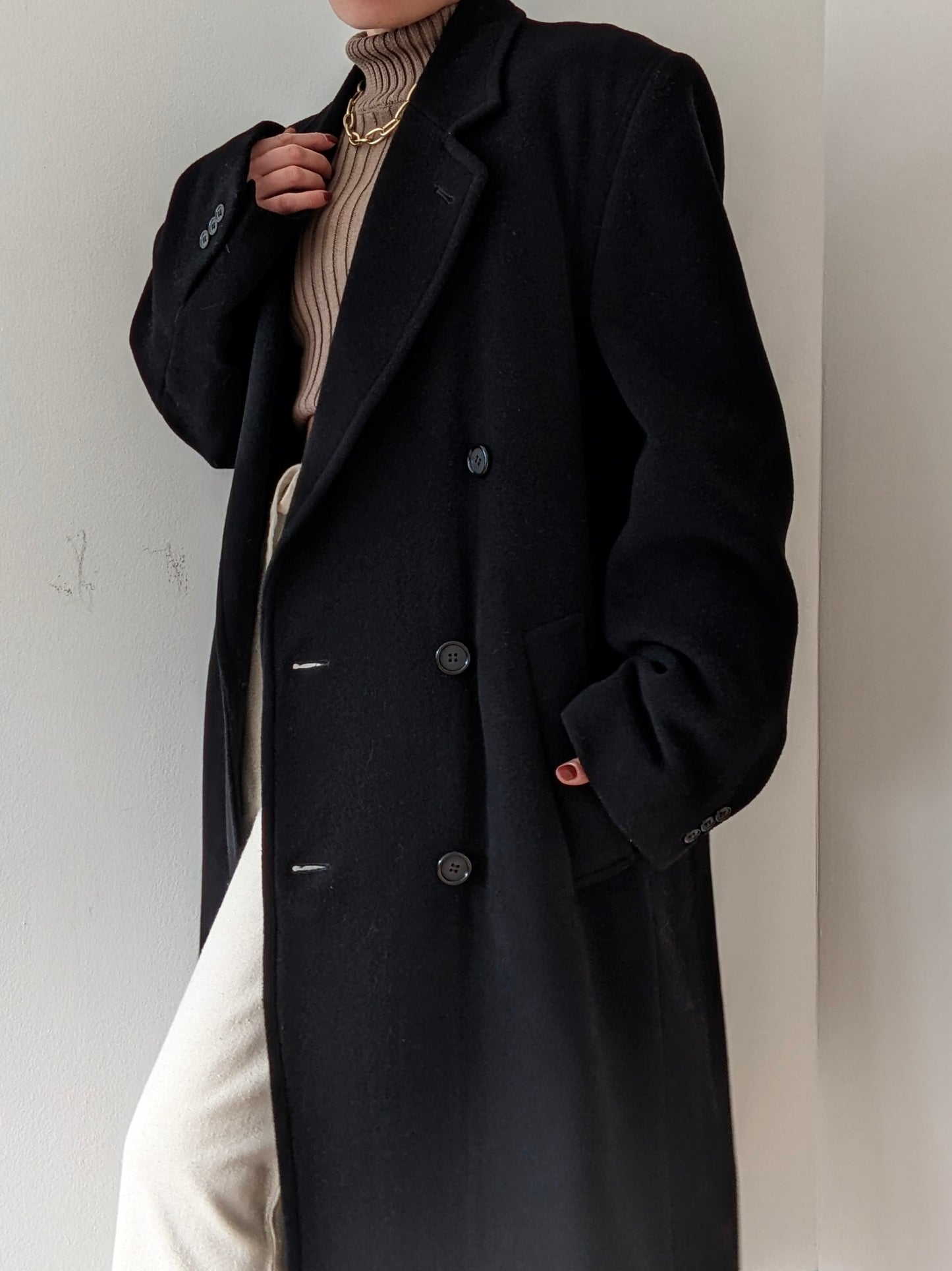 Vintage Caviar Cashmere Coat